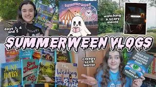 Thumbnail: SUMMERWEEN Days 3, 4, + 5 VLOG 👻 || anticipated thriller, sci-fi horror, watching a scary movie!