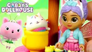 Thumbnail: Tea Party Trouble! Save Cakey from the Spinning Teacups! | GABBY'S DOLLHOUSE TOY PLAY ADVENTURES