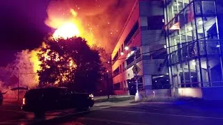 Thumbnail: Close Call | Fire Almost Hits Parking Garage Near Town Center | Claremont, NH | 08/03/22