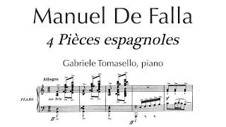 Thumbnail: Manuel De Falla: "4 Pièces espagnoles" - Gabriele Tomasello piano