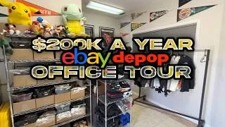 Thumbnail: $200k Depop & eBay Reseller Office & Storage Setup Tour