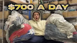 Thumbnail: Day In The Life Making $700 A Day Reselling Clothes