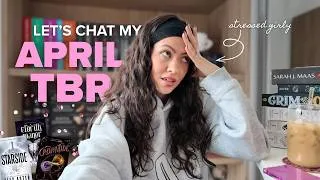 Thumbnail: let's chat APRIL TBR 📚💐 (after a failure of a month)