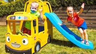 Thumbnail: The Wheels on the Bus Nursery Rhyme Song + More Nursery Rhymes & Baby songs with little Gaby