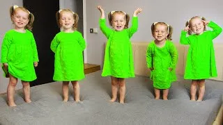 Thumbnail: Five Little Babies Jumping on the Bed song | Nursery Rhymes & Baby songs with little Gaby