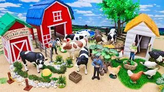 Thumbnail: 12 Minutes Satisfying Build a Cow Farm Diorama - Cattle Farm - Barn Animals - Farm House