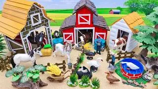 Thumbnail: 13 Minutes Satisfying Build a Countryside Farm Diorama - Moving Cows, Horses, Ducks To New Farm