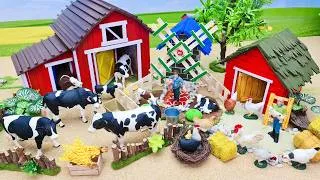 Thumbnail: 18 Minutes Satisfying with Build a Small Farmyard - Transporting Cows Moving To New Farm