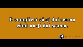 Thumbnail: Doru Octavian Dumitru - E complicat sa-ti dai seama cand nu-ti dai seama