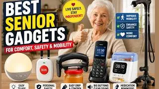Thumbnail: Best Senior Gadgets for Comfort, Safety & Mobility #Aid #SeniorLiving #ElderlyCare #SeniorCare