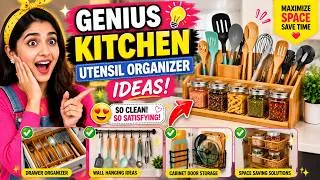 Thumbnail: "Genius Kitchen Utensil Organizer Ideas--Amazon Kitchen Gadgets!"