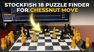 Thumbnail: Stockfish 18 Puzzle Finder for Chessnut Move Chess Robot 🟡 Gadgetify