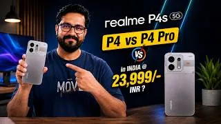 Thumbnail: Realme P4s in India @ 23999/- INR ? I Realme P4s Vs Realme P4 Vs P4 Pro