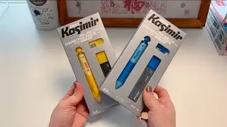 Thumbnail: I Bought These Cool Kasimir Designing Pencils  Blue 💙 & Yellow 💛 Set Unboxing #stationery #unboxing