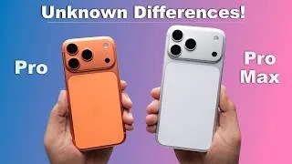 Thumbnail: iPhone 17 Pro vs 17 Pro Max | 10 Real Differences You Should Know!