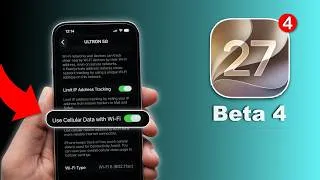 Thumbnail: iOS 27 Beta 4🔥 Big Changes! New Features, Performance, Battery Life (HINDI)