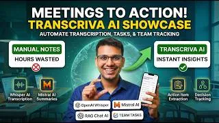 Thumbnail: Transcriva AI – AI-Powered Meeting Intelligence & Task Management Platform