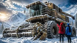Thumbnail: 😱100 साल पुरानी बर्फ में दबी दुनिया की सबसे विशाल Gaint Harvester| Giant Harvester Restoration Story
