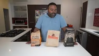 Thumbnail: Father's Day take out burgers comparison - Pedro's vs Mochachos vs Nando's hot chicken burgers