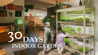 Thumbnail: 30 Days Building Our Indoor Garden | From Seed to Harvest