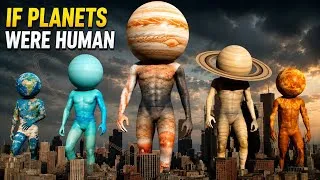 Thumbnail: What if Planets Were Human | Planet Size Comparison in first person view