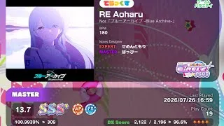 Thumbnail: [maimai DX CiRCLE PLUS] RE Aoharu MAS AP 