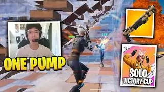 Thumbnail: Zenn ONE PUMPS the ENTIRE Solo Victory Cup Lobby