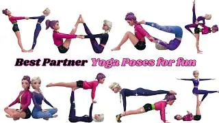 Thumbnail: Best Partner Yoga Poses for Kids & Friends | Easy, Fun & Playful Yoga | Galaxy Yoga