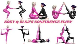 Thumbnail: Zoey & Elsa’s Confidence Flow | Yoga for Confidence & Stability | Yoga for Health | Galaxy Yoga