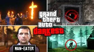 Thumbnail: 100+ Dark & Disturbing GTA Secrets You Never Knew Existed!