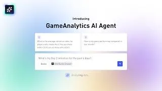 Thumbnail: Meet the AI Agent: chat with your game data | GameAnalytics