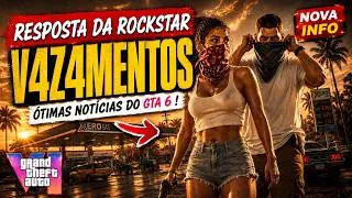 Thumbnail: 🚨 URGENTE! ROCKSTAR SE PRONUNCIA SOBRE OS VAZAMENTOS DO GTA 6