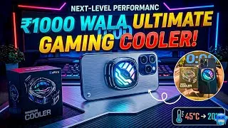 Thumbnail: Elfora Magnetic Mobile Cooler Gaming Cooling Fan | Unboxing and Review Gaming Test ₹1000
