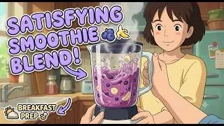 Thumbnail: Cozy Anime Breakfast 🍳  - Berry Smoothie & Avocado Toast 🌿 | Ghibli-Inspired | ASMR