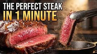 Thumbnail: The Perfect Medium-Rare Steak in 1 minute 🥩