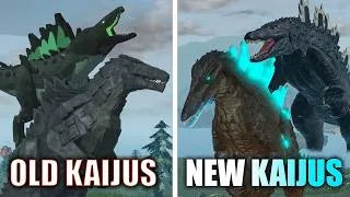 Thumbnail: Alpha Kaiju & Kaiju Spinosaurus | Old vs Remodel Comparison - Dinosaur Simulator