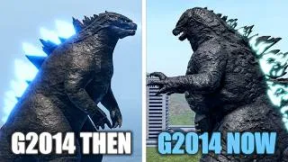 Thumbnail: Godzilla 2014: Then & Now Comparison | Kaiju Alpha