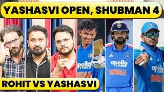 Thumbnail: 🔴WEST INDIES SERIES & ROHIT SHARMA'S POSITION. ROTATAION V VS COMPETITION, SHUBI AT 4