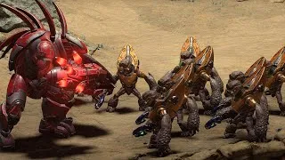 Thumbnail: Halo Infinite AI Battle - Hunters vs Grunt Horde