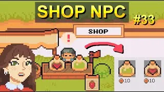 Thumbnail: Shop NPC and Custom Shop Stock - Top Down Unity 2D #33