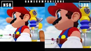 Thumbnail: Super Mario Sunshine Nintendo Switch Online vs Mario 3D All Stars Switch 2 comparison 4K