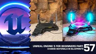 Thumbnail: How to Change Materials in Blueprints: Unreal Engine 5 for Beginners #57