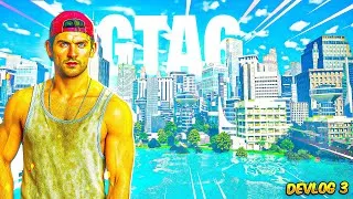 Thumbnail: I Created a HUGE City in My GTA 6 Game!🔥 | Devlog #3