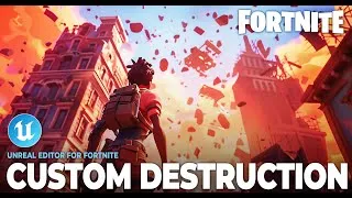 Thumbnail: Custom Fortnite Interactive Destructible Objects & Props - 2024 UEFN Tutorial