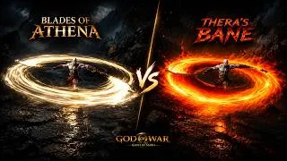 Thumbnail: The Ultimate God of War Weapon Comparison | Blades of Athena vs Thera's Bane (4K 60FPS)