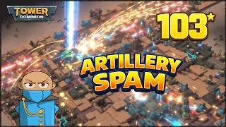 Thumbnail: Tower Dominion Endless Guide | Artillery Spam to reach 103