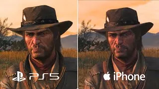 Thumbnail: Red Dead Redemption 1: iPhone 17 Pro Max Vs PS5 - Side by Side Gameplay Comparison