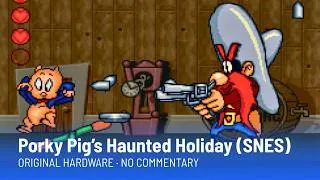 Thumbnail: Porky Pig's Haunted Holiday (SNES) Gameplay No Commentary