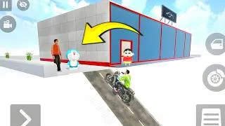 Thumbnail: Franklin found flying Showroom 🏪💯 in Indian theft auto simulator 🔥😱
