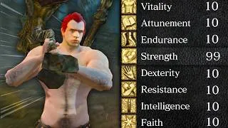 Thumbnail: "Breaking" Dark Souls By Only Leveling Strength